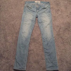 Light washed skinny jeans from Abercrombie & Fitch